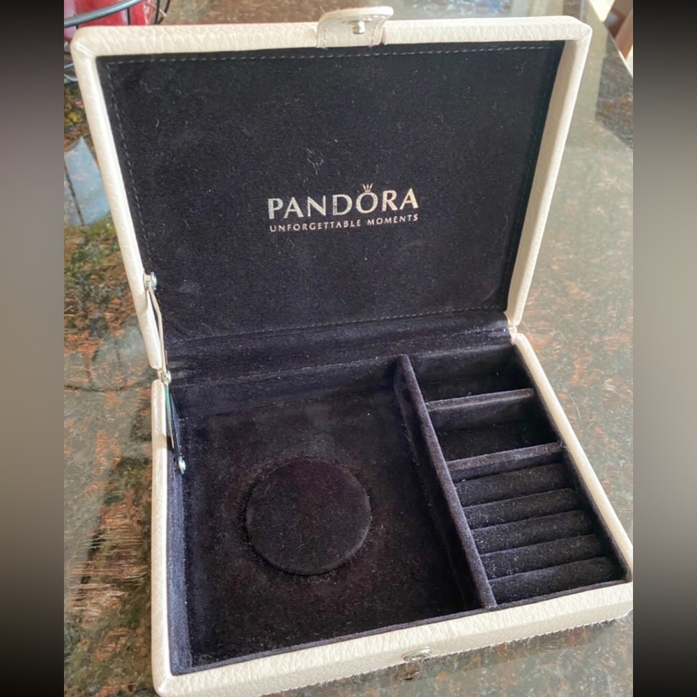Authentic Pandora Light Pink Leather Jewelry Box